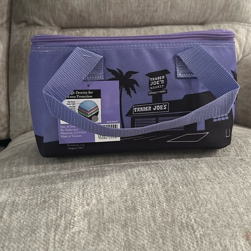 Trader Joes Insulated  Bag (Purple)
